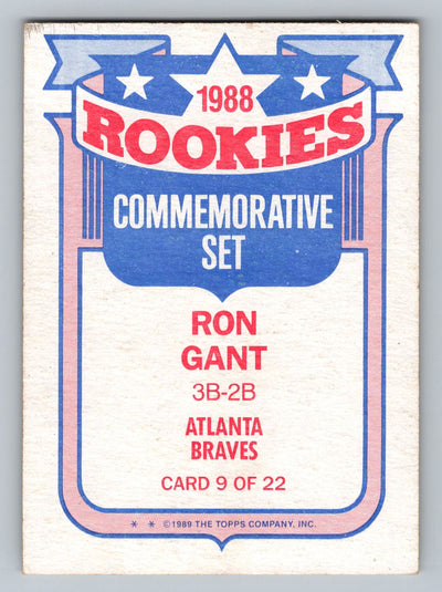 1989 Topps #9a Ron Gant Glossy Rookies