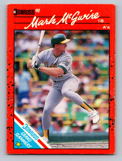 1990 Donruss #4a Mark McGwire Grand Slammers