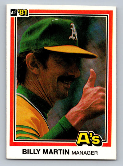 1981 Donruss #479 Billy Martin