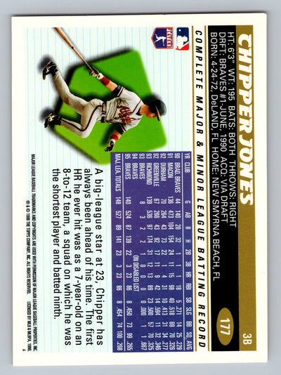 1996 Topps #177 Chipper Jones