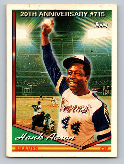 1994 Topps Bilingual #715 Hank Aaron