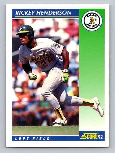 1992 Score #480 Rickey Henderson