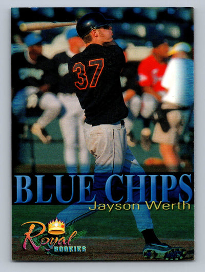 2000 Royal Rookies Futures #NNO Jayson Werth Blue Chips Limited Edition