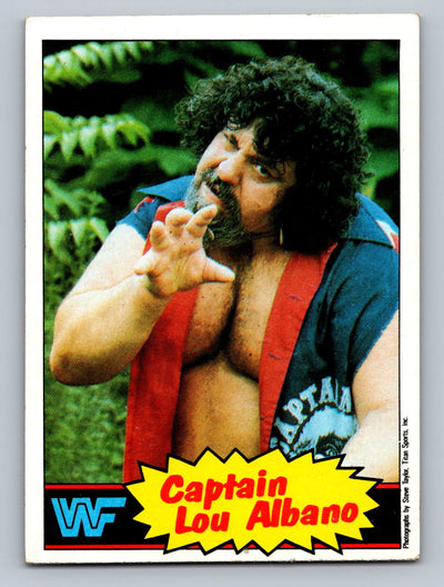 1985 Topps WWF Pro Wrestling Stars #3 Captain Lou Albano