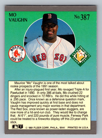 1991 Ultra #387 Mo Vaughn