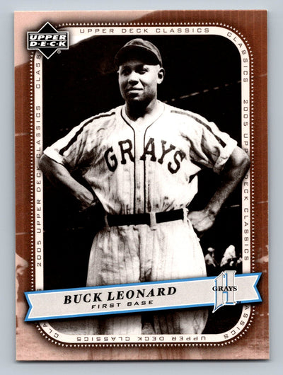 2005 Upper Deck Classics #16 Buck Leonard