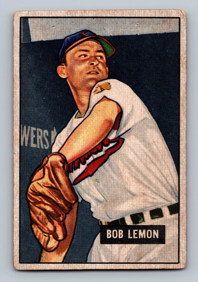 1951 Bowman #53 Bob Lemon