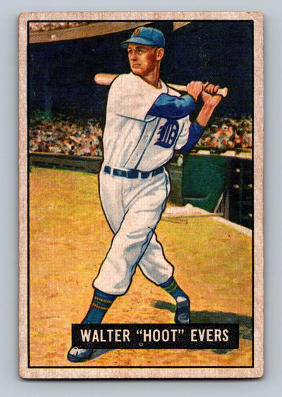 1951 Bowman #23 Walter Evers