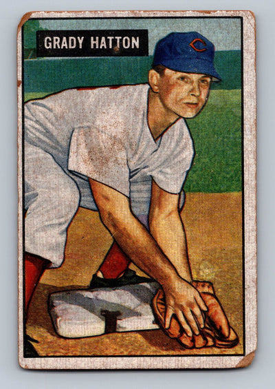 1951 Bowman #47 Grady Hatton