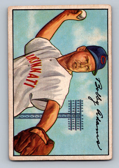 1952 Bowman #166 Bobby Adams