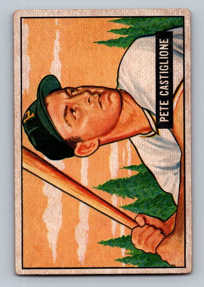 1951 Bowman #17 Pete Castiglione