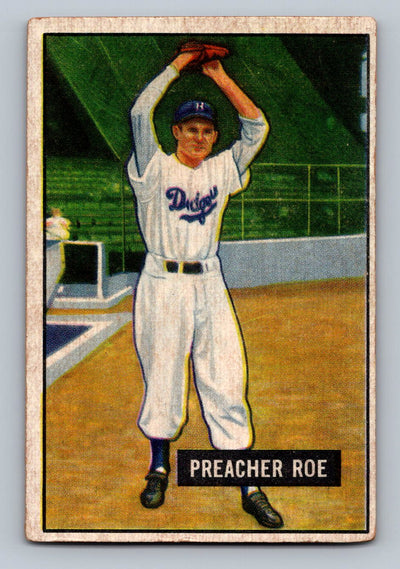 1951 Bowman #118 Preacher Roe