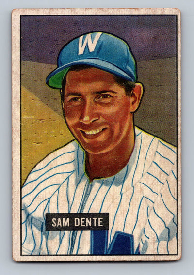 1951 Bowman #133 Sam Dente