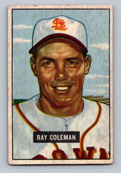 1951 Bowman #136 Ray Coleman