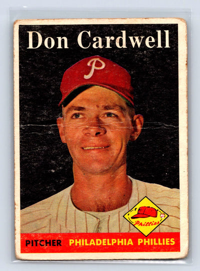 1958 Topps #372 Don Cardwell