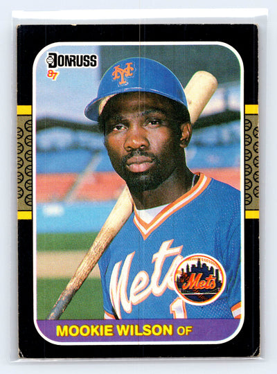 1987 Donruss #487 Mookie Wilson