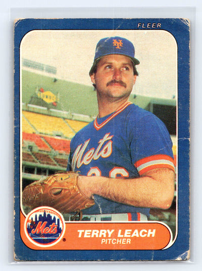 1986 Fleer #87 Terry Leach