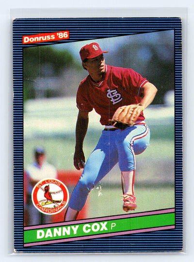 1986 Donruss #382 Danny Cox