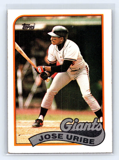 1989 Topps #753 Jose Uribe