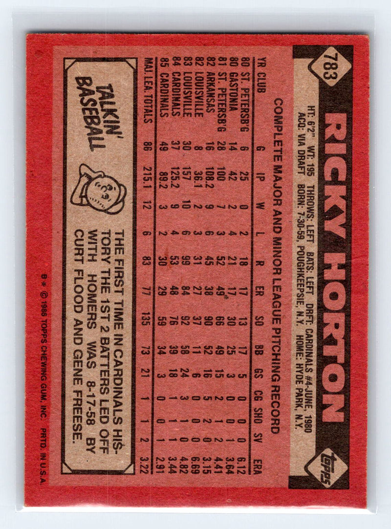 1986 Topps 