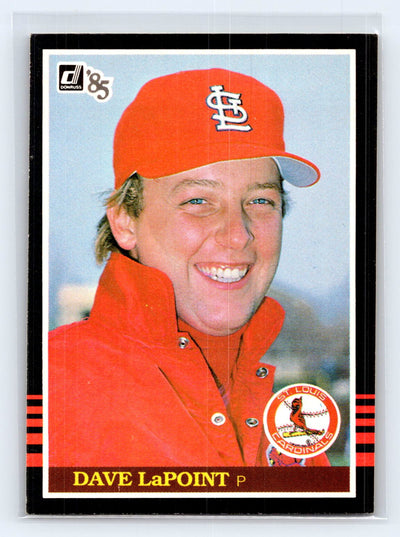 1985 Donruss #138 Dave LaPoint