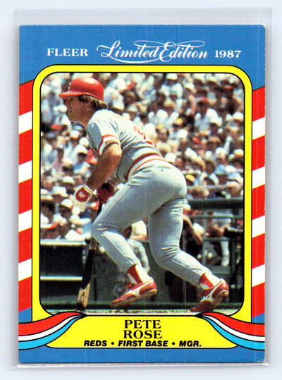 1987 Fleer Limited Edition #36 Pete Rose