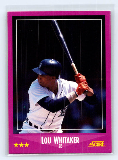 1988 Score #56 Lou Whitaker