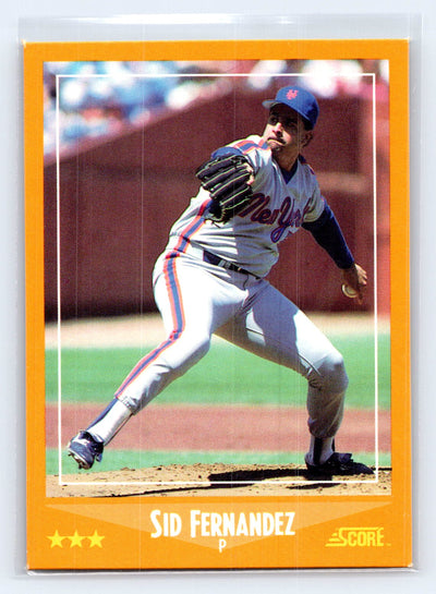 1988 Score #615 Sid Fernandez