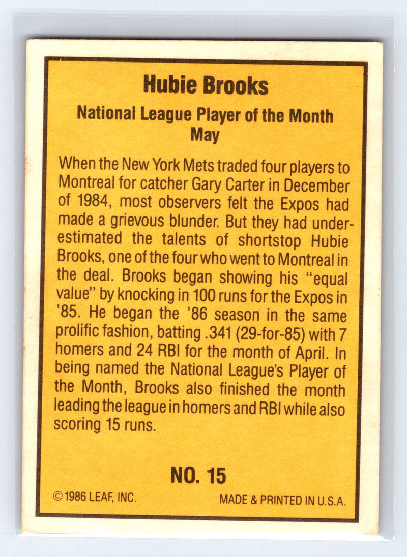 1986 Donruss Highlights 