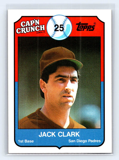 1989 Topps Cap'n Crunch #14 Jack Clark