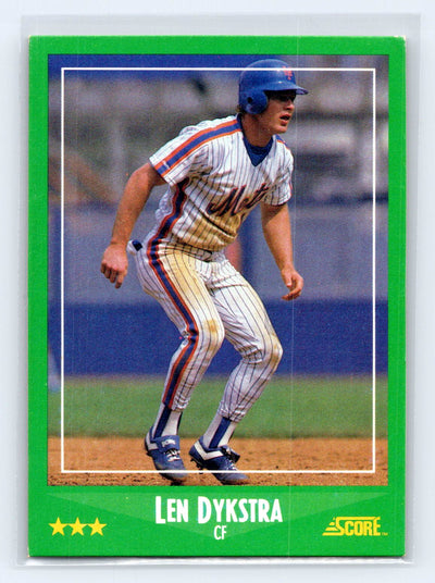 1988 Score #370 Len Dykstra