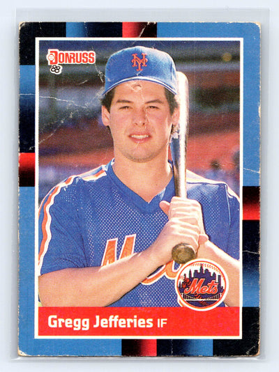 1988 Donruss #657b Gregg Jefferies