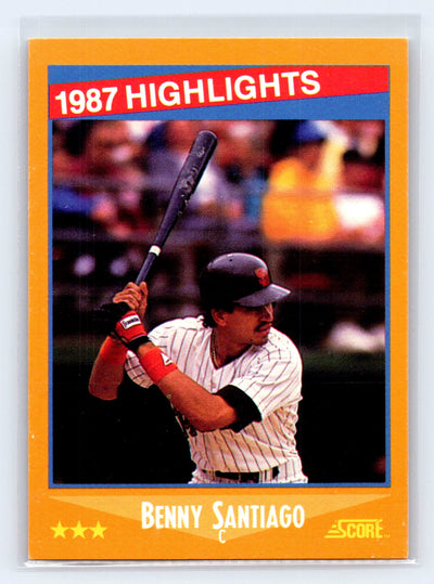 1988 Score #654 Benny Santiago