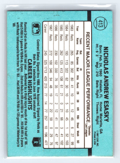 1988 Leaf #240 Nick Esasky