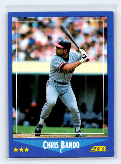 1988 Score #172 Chris Bando