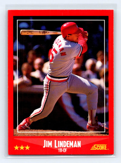 1988 Score #302 Jim Lindeman