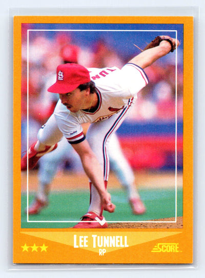 1988 Score #587 Lee Tunnell