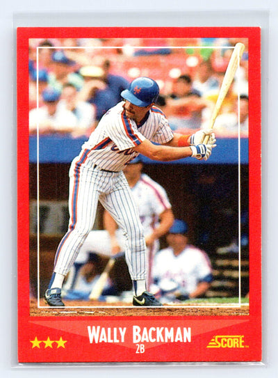 1988 Score #303 Wally Backman