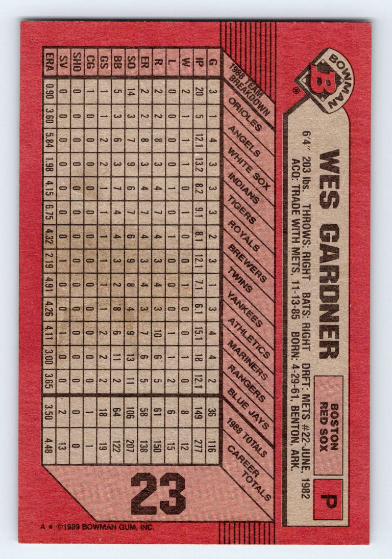 1989 Bowman 