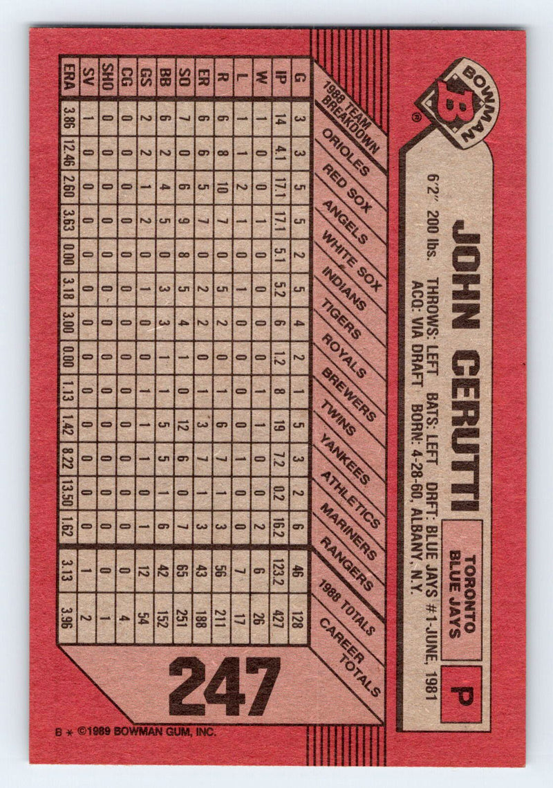 1989 Bowman 