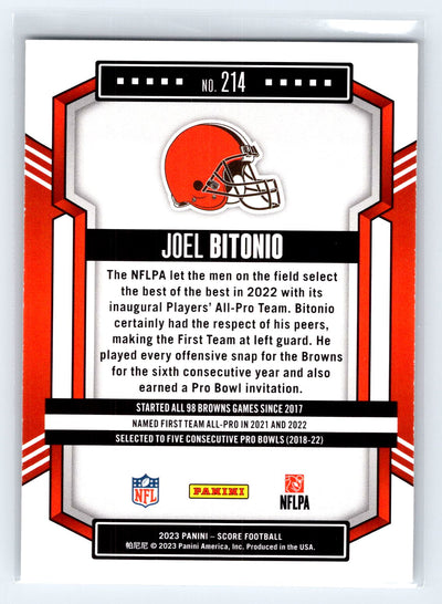 2023 Score #214 Joel Bitonio