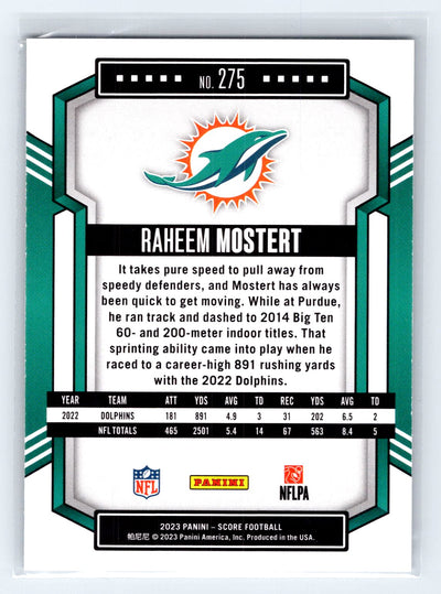 2023 Score #275 Raheem Mostert