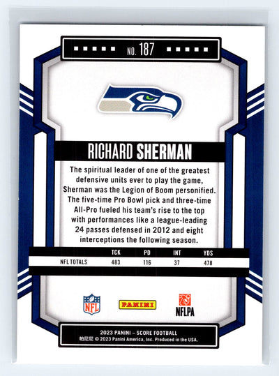 2023 Score #187 Richard Sherman