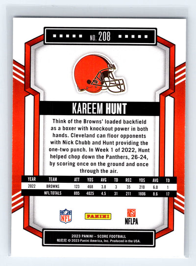 2023 Score #208 Kareem Hunt