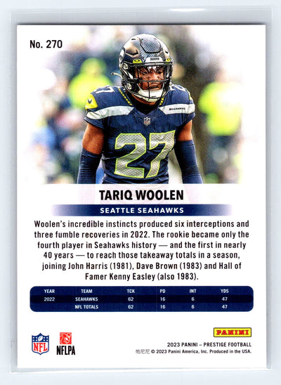 2023 Panini Prestige #270 Tariq Woolen