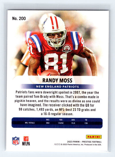 2023 Panini Prestige #200 Randy Moss