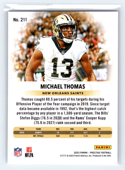 2023 Panini Prestige #211 Michael Thomas