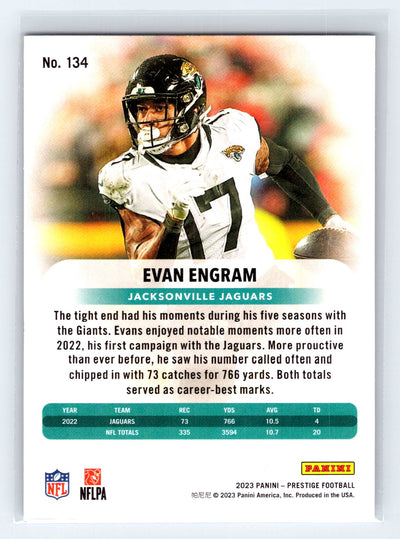 2023 Panini Prestige #134 Evan Engram