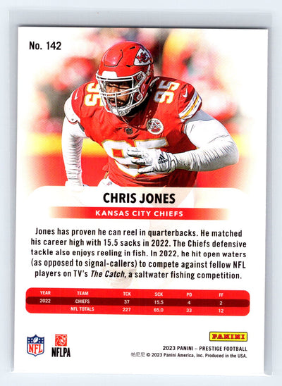 2023 Panini Prestige #142 Chris Jones