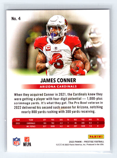 2023 Panini Prestige #4 James Conner